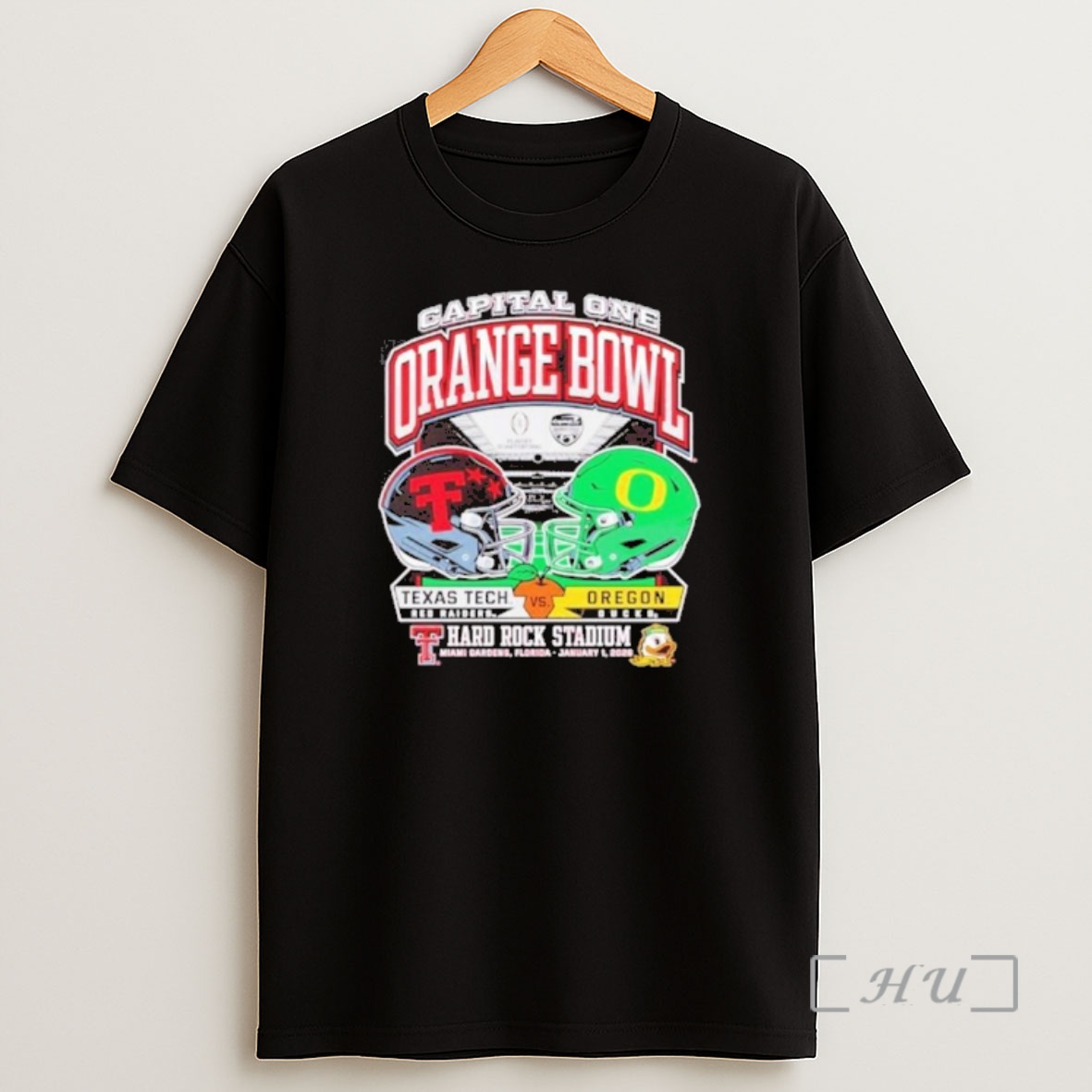 Officials Texas Tech 2025 Orange Bowl Dueling Helmets Vs Shirt Sweatshirt Tee