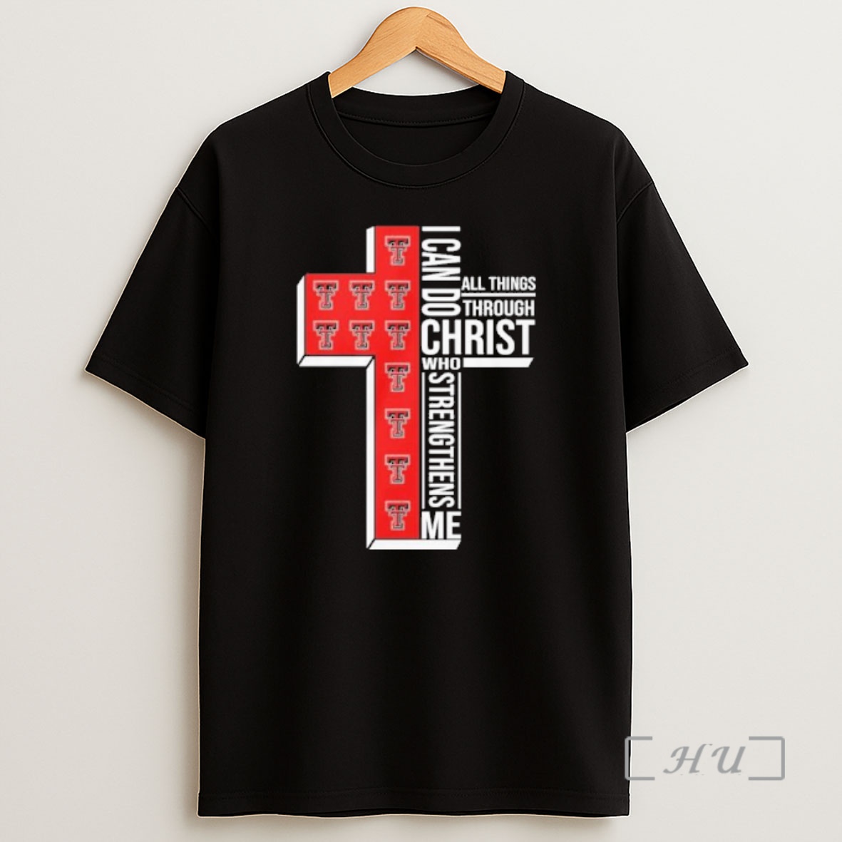 Officials Texas Tech Basketball Logo I Can Do All Things Through Christ Who Strengthens Me Shirt Sweatshirt Tee