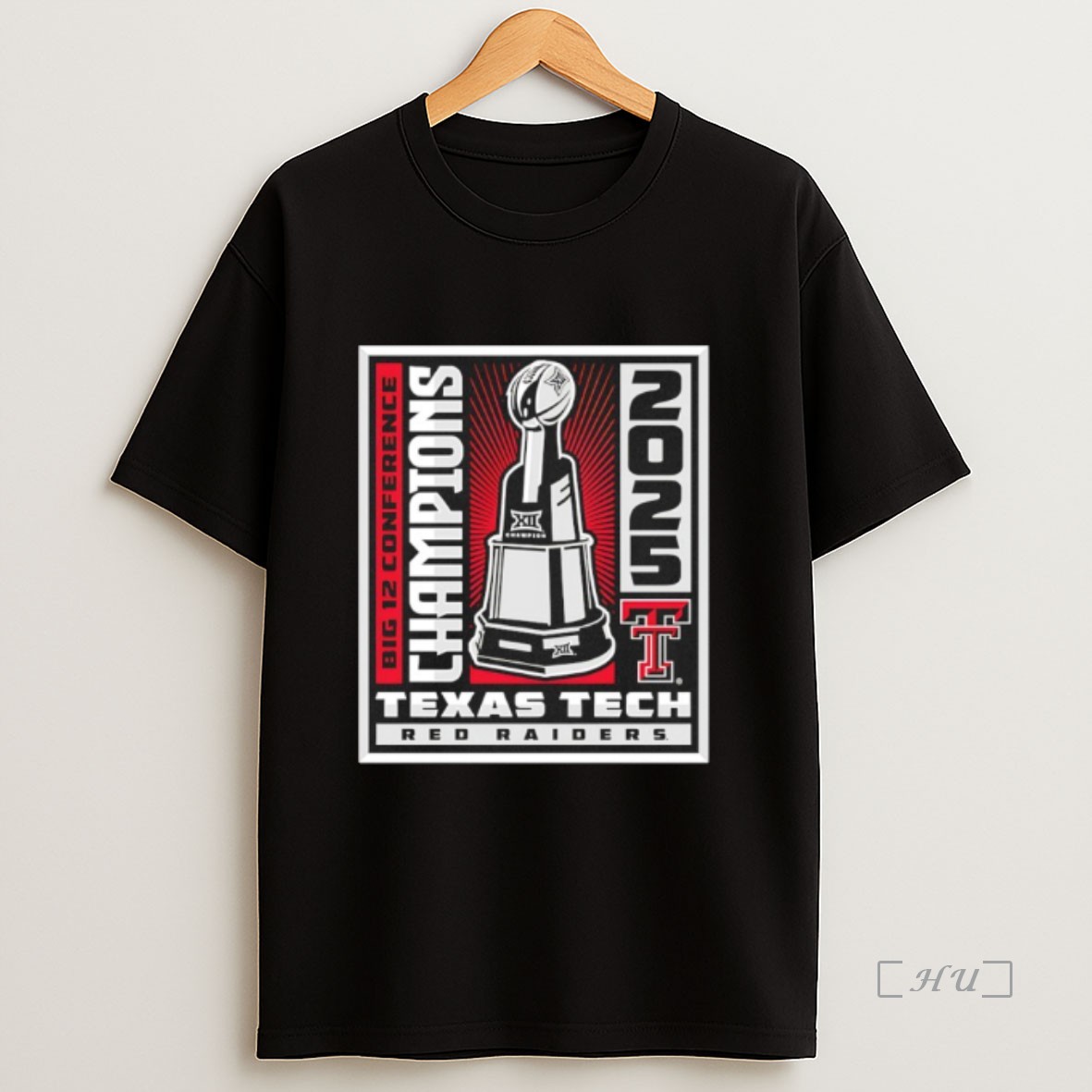 Officials Texas Tech Big 12 Champions Winner Win Trophy 2025 Premium Shirt Sweatshirt Tee