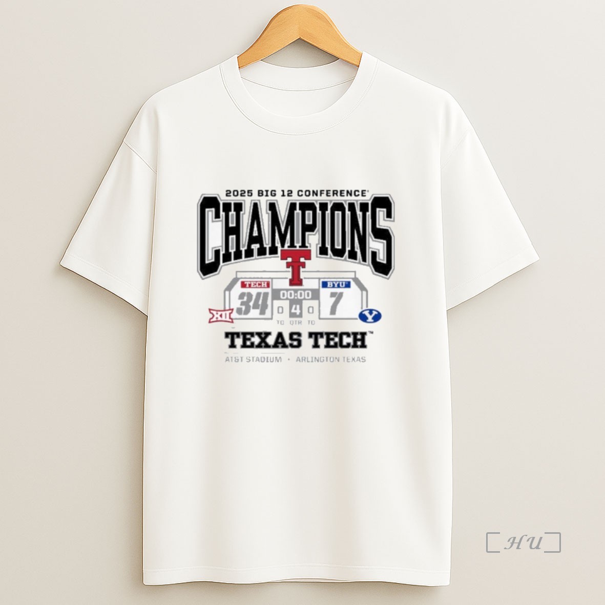 Officials Texas Tech Big 12 Champs 37 7 Byu Score Premium Shirt Sweatshirt Tee