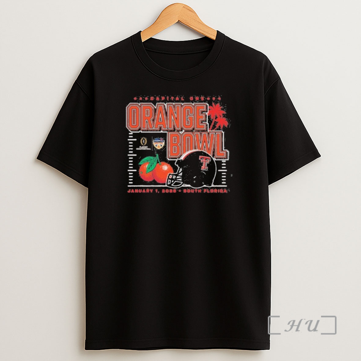 Officials Texas Tech Cfp Orange Bowl January 1 2026 South Florida Shirt Sweatshirt Tee