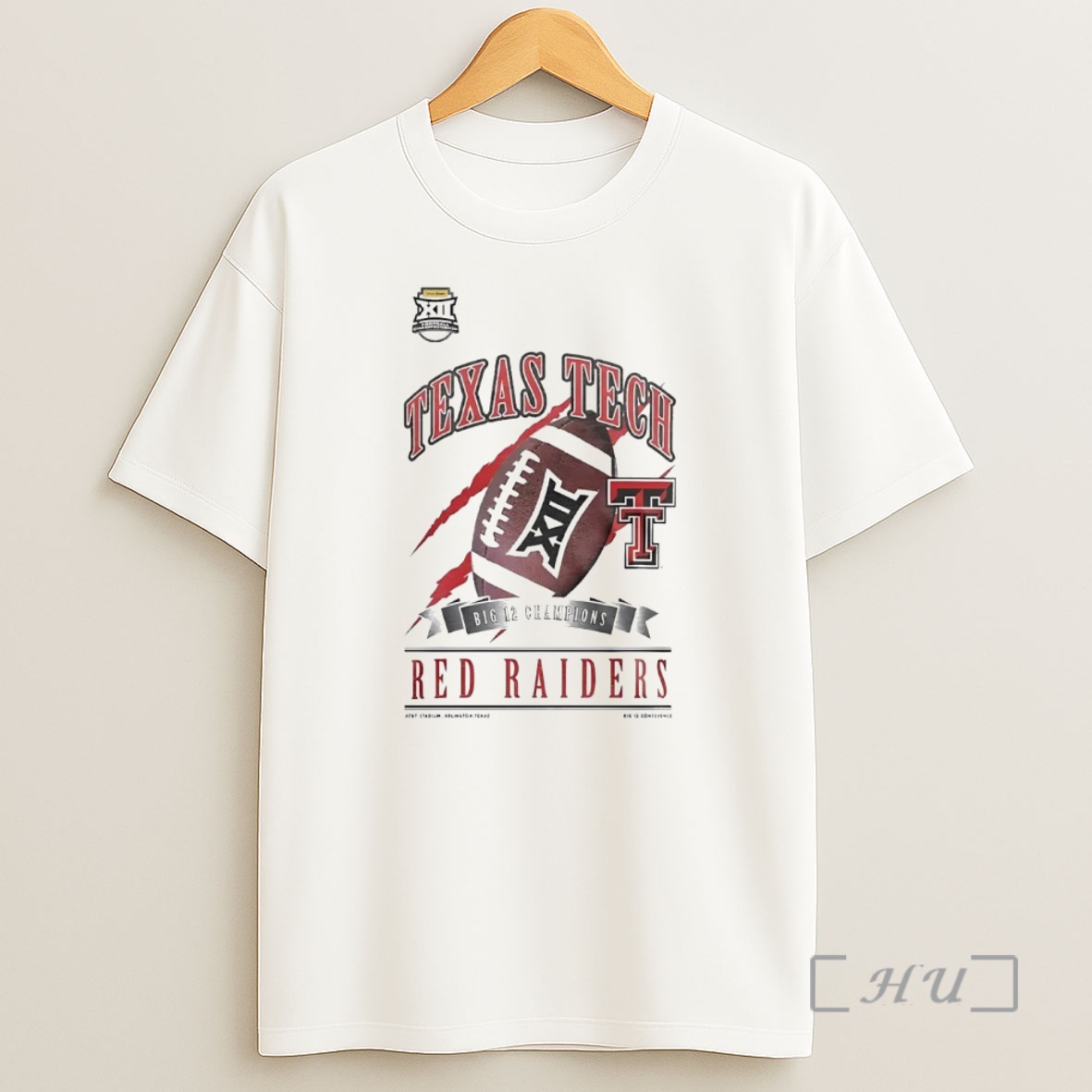 Officials Texas Tech Football 2025 Big 12 Championship 2 Sided Premium Shirt Sweatshirt Tee