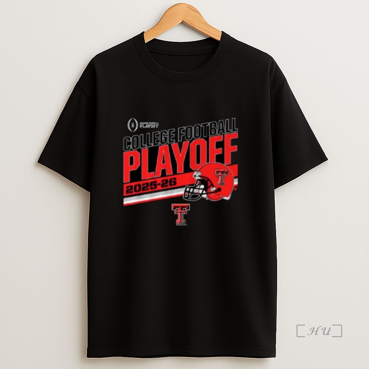 Officials Texas Tech Football 2025 Cfp Stripe Circle Black Premium Shirt Sweatshirt Tee