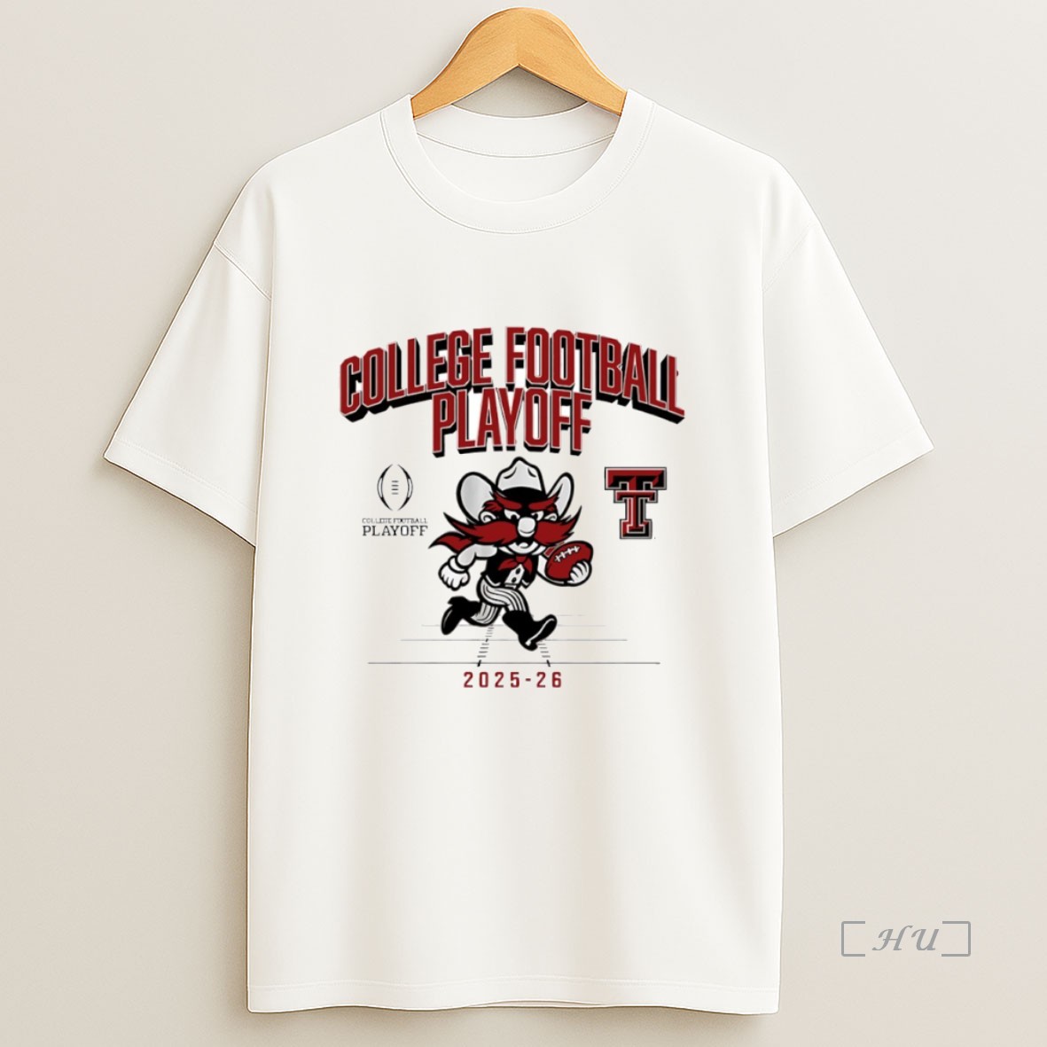 Officials Texas Tech Red Raiders 2025 2026 College Football Playoff Mascot Circle Premium Shirt Sweatshirt Tee