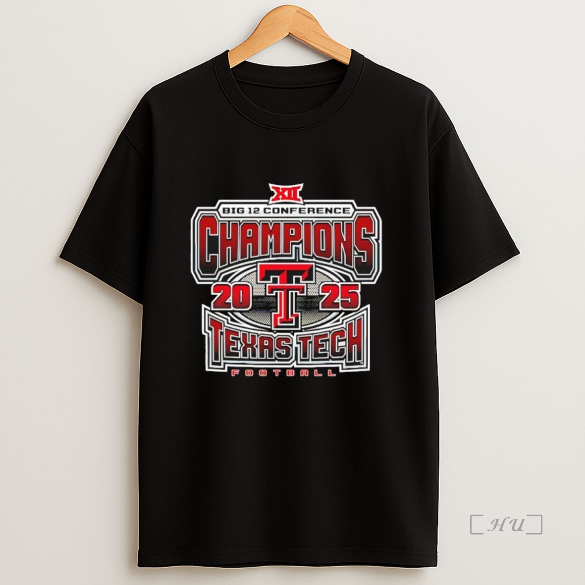 Officials Texas Tech Red Raiders 2025 Big 12 Conference Champions Football Logo Premium Shirt Sweatshirt Tee