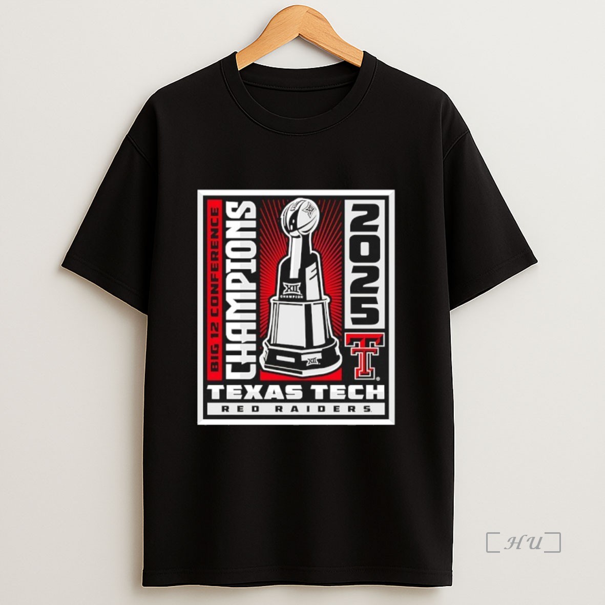 Officials Texas Tech Red Raiders 2025 Big 12 Conference Champions Winner Win Trophy Premium Shirt Sweatshirt Tee