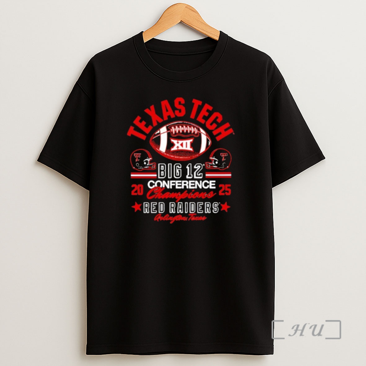 Officials Texas Tech Red Raiders 2025 Big 12 Conference Football Champions Shirt Sweatshirt Tee