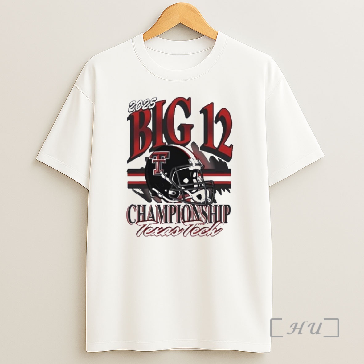 Officials Texas Tech Red Raiders 2025 Big 12 Football Championship Helmet Premium Shirt Sweatshirt Tee