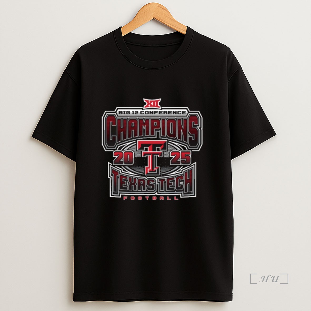 Officials Texas Tech Red Raiders 2025 Big 12 Football Conference Champions Grid Iron Premium Shirt Sweatshirt Tee
