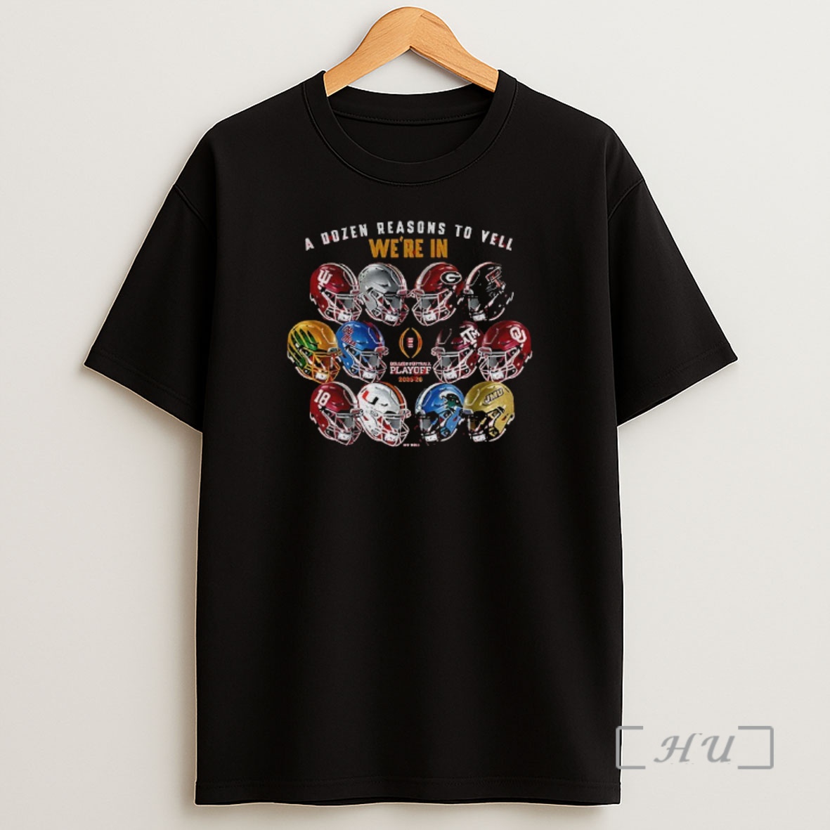 Officials Texas Tech Red Raiders 2025 Cfp 12 Team Helmets A Dozen Reasons To Yell Were In Playoff Premium Shirt Sweatshirt Tee