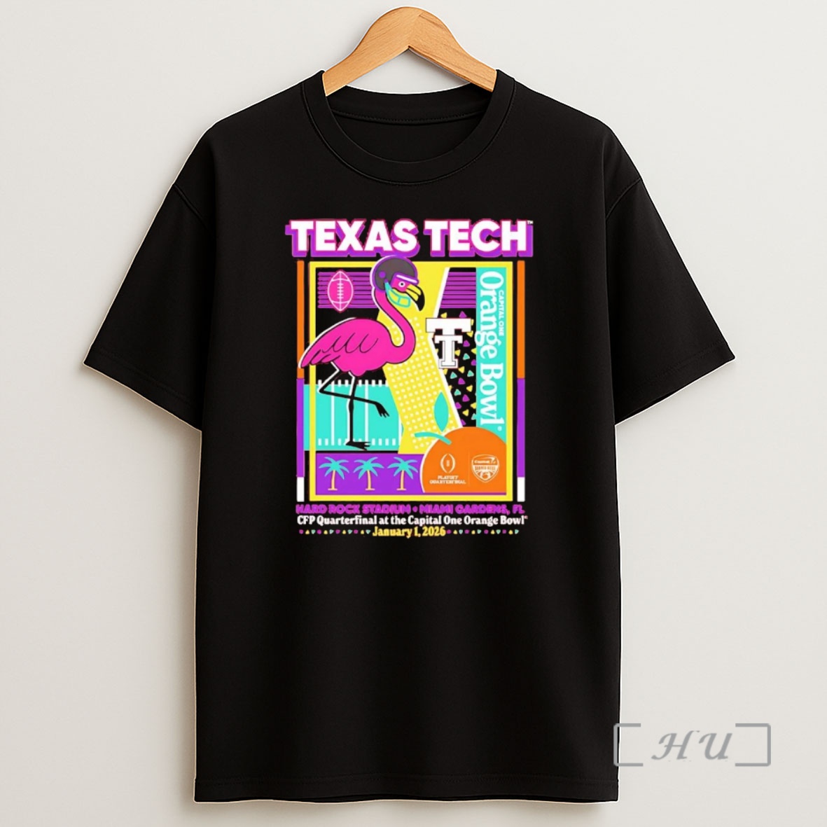 Officials Texas Tech Red Raiders 2025 Cfp Quarterfinal Orange Bowl Shirt Sweatshirt Tee