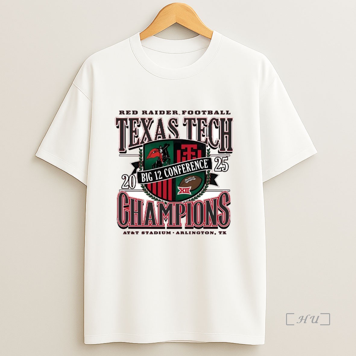 Officials Texas Tech Red Raiders 2025 Big 12 Conference Champions Att Stadium Premium Shirt Sweatshirt Tee