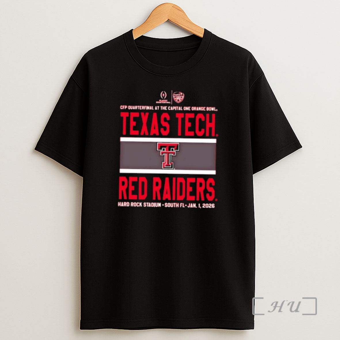 Officials Texas Tech Red Raiders 2026 Cfp Quarterfinal At The Capital One Orange Bowl Shirt Sweatshirt Tee