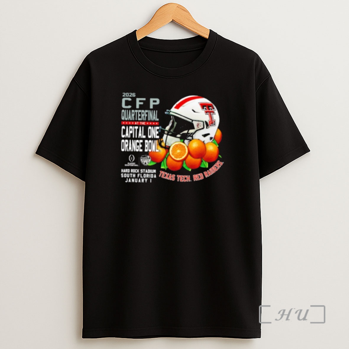 Officials Texas Tech Red Raiders 2026 Cfp Quarterfinal At The Capital One Orange Bowl Premium Shirt Sweatshirt Tee