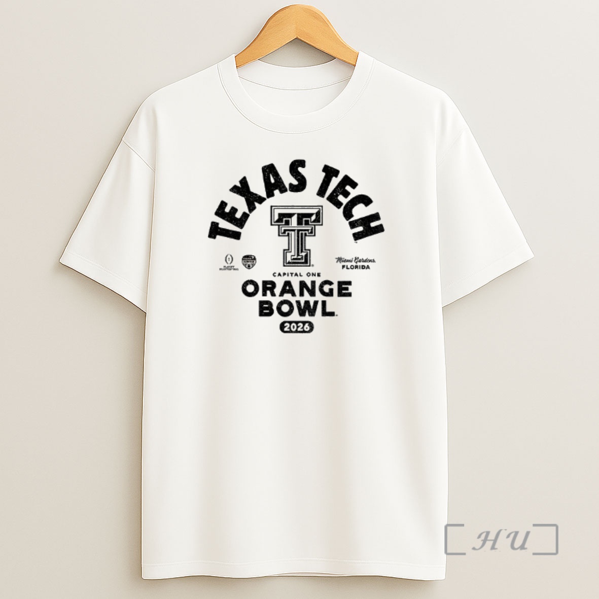Officials Texas Tech Red Raiders 2026 Capital One Orange Bowl Bound Logo Shirt Sweatshirt Tee