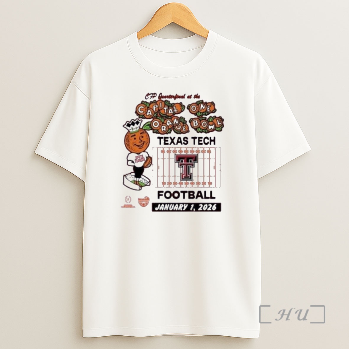 Officials Texas Tech Red Raiders 2026 Orange Bowl January 1st Shirt Sweatshirt Tee