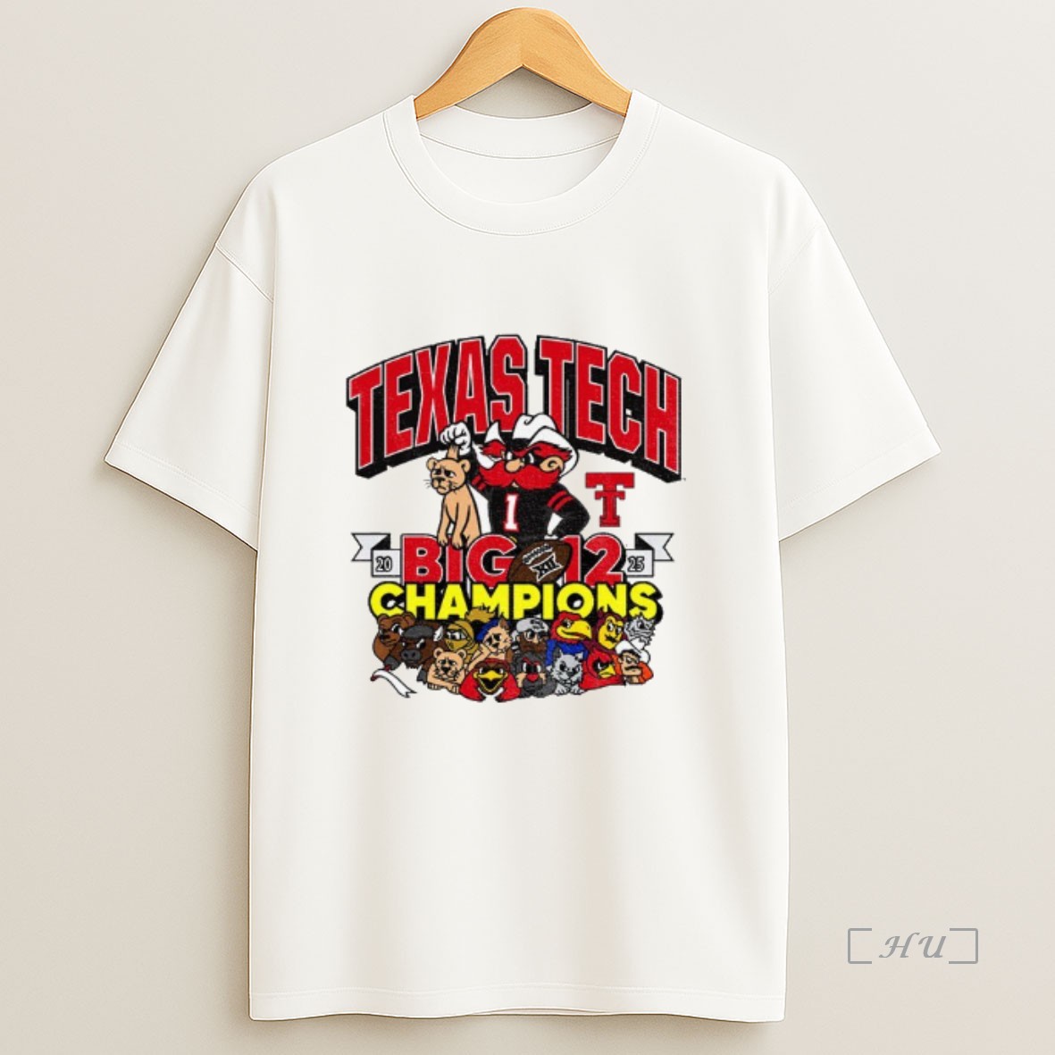Officials Texas Tech Red Raiders Big 12 Football Champions Cfp Premium Shirt Sweatshirt Tee