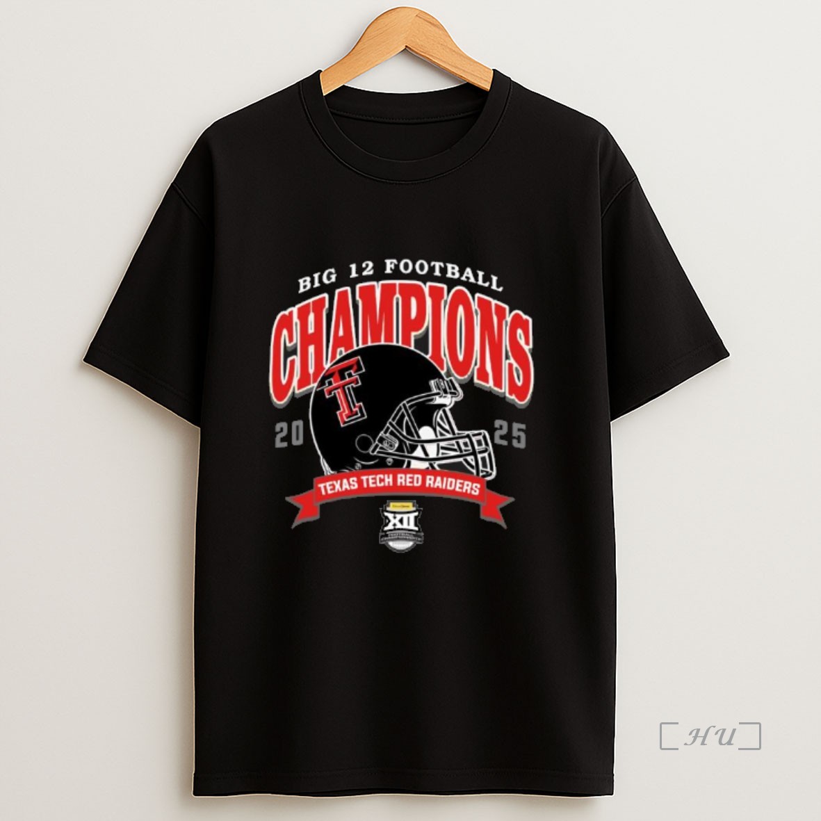 Officials Texas Tech Red Raiders Big 12 Football Conference Champions 2025 Helmet Premium Shirt Sweatshirt Tee