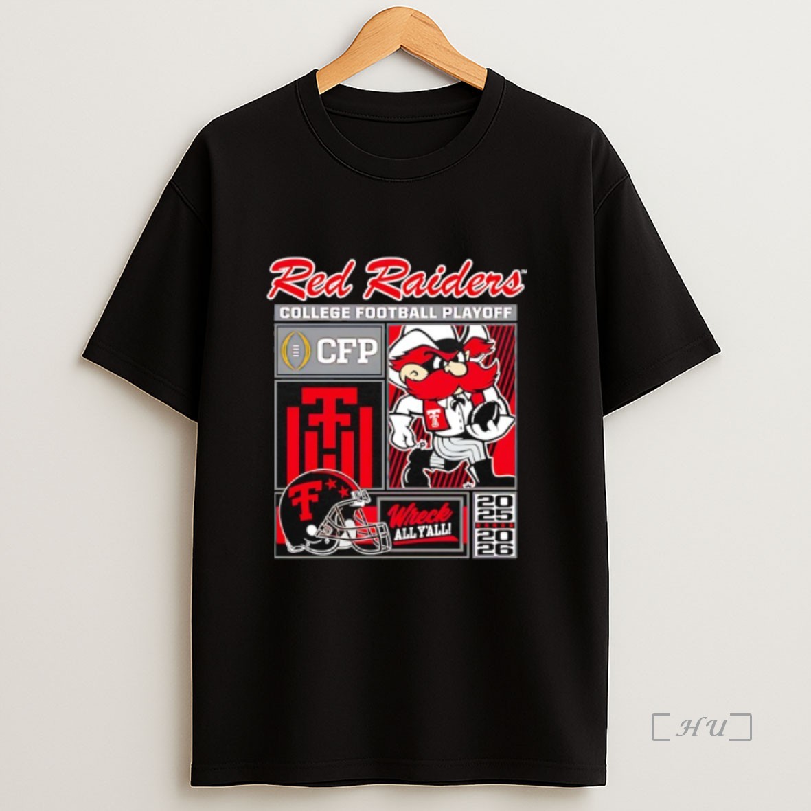 Officials Texas Tech Red Raiders Cfp College Football Playoff Premium Shirt Sweatshirt Tee