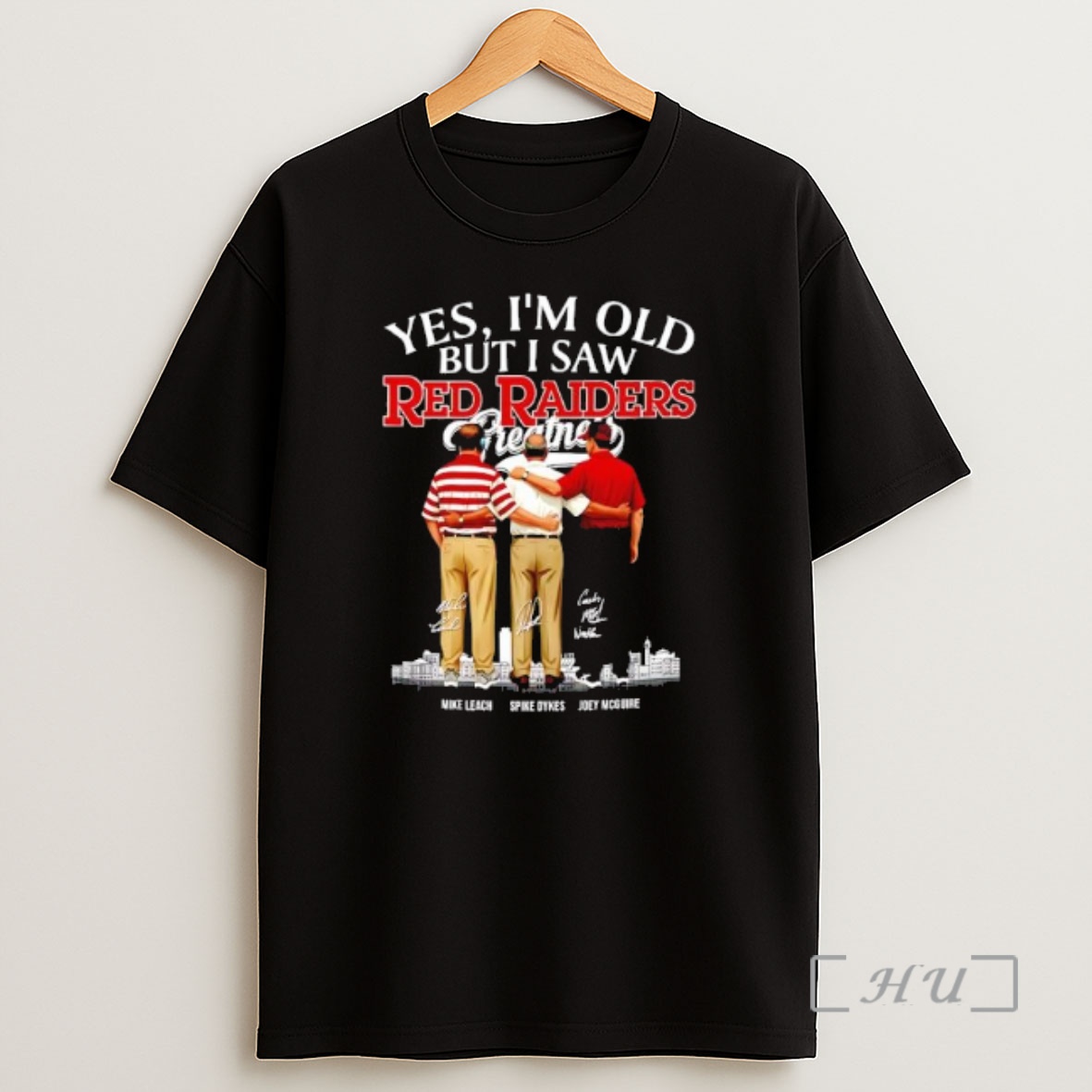 Officials Texas Tech Red Raiders Coaches Yes Im Old But I Saw Greatness Signatures Shirt Sweatshirt Tee