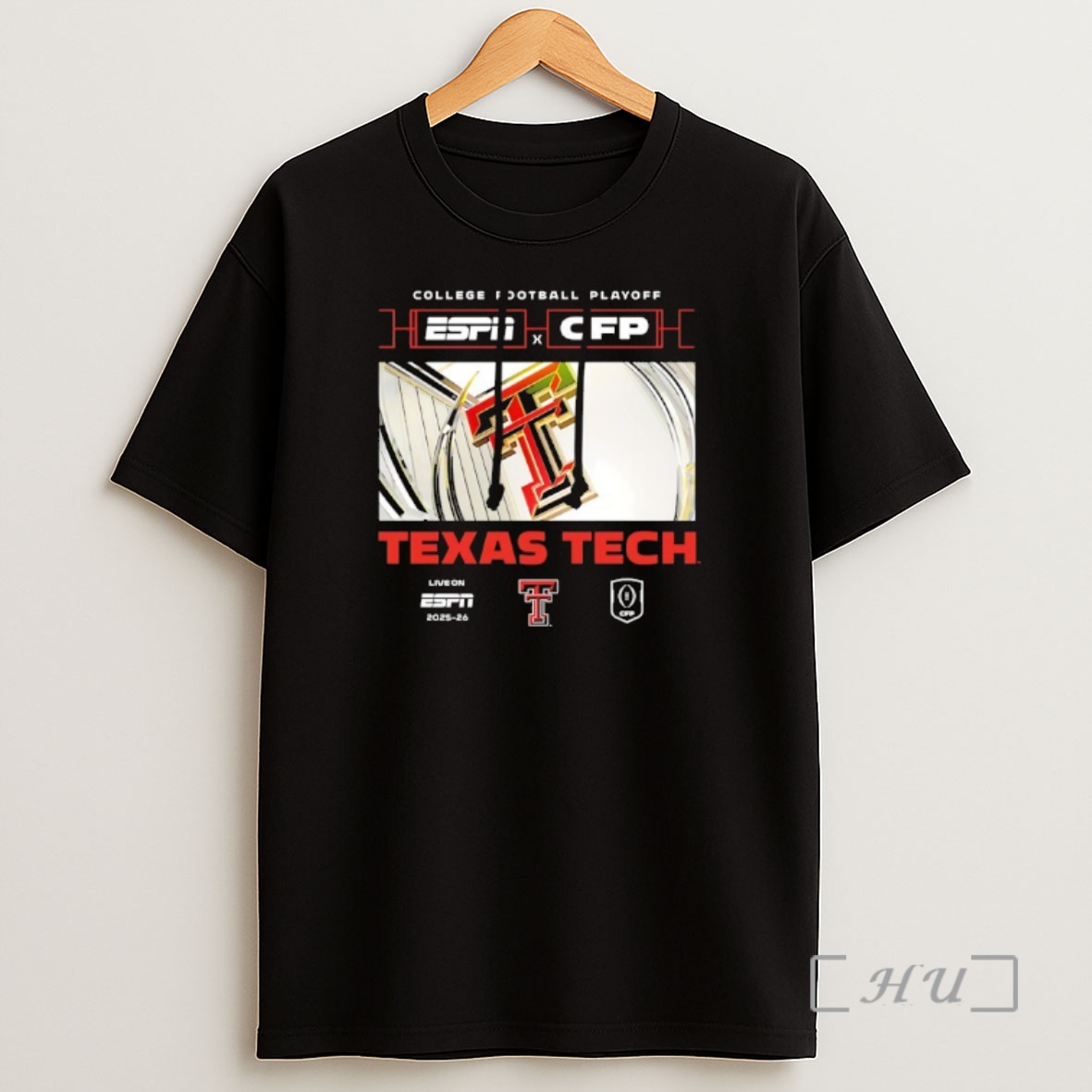 Officials Texas Tech Red Raiders Espn X Cfp College Football Playoff Live On Espn 2025 26 Shirt Sweatshirt Tee