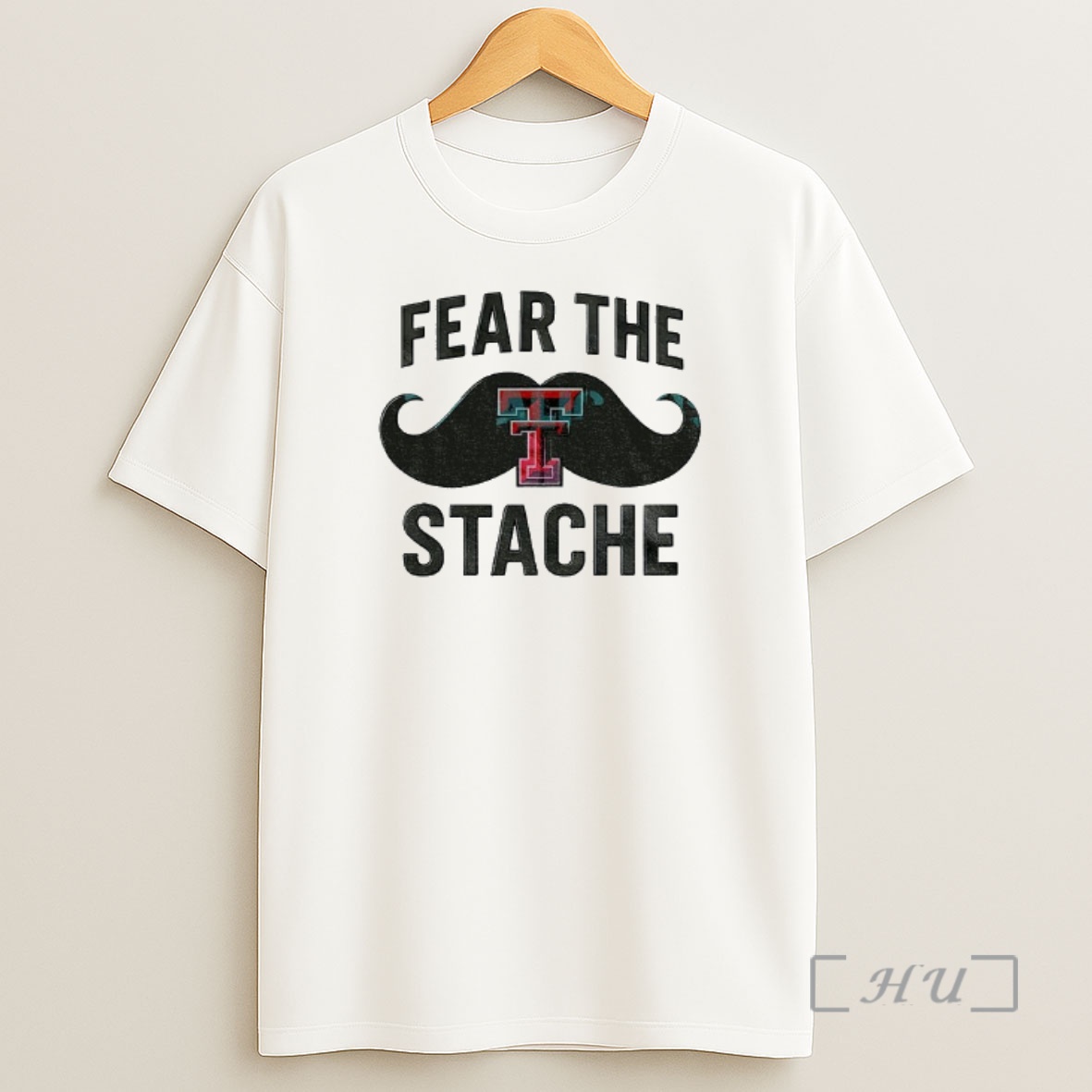 Officials Texas Tech Red Raiders Fear The Stache Game Day Football Logo Shirt Sweatshirt Tee