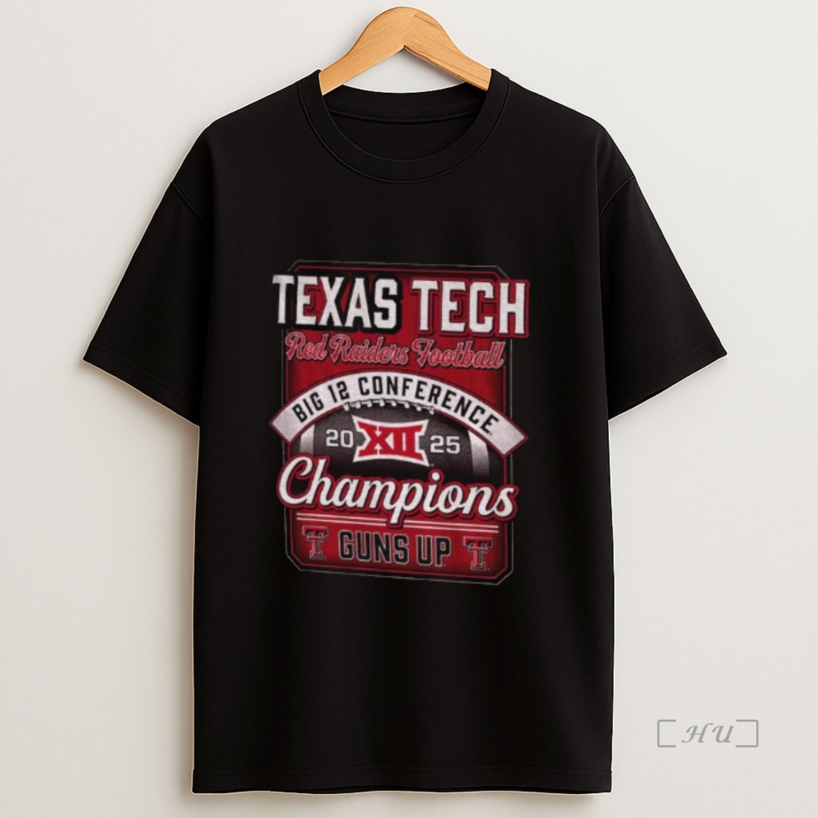 Officials Texas Tech Red Raiders Football 2025 Big 12 Cfp Champions Guns Up Premium Shirt Sweatshirt Tee