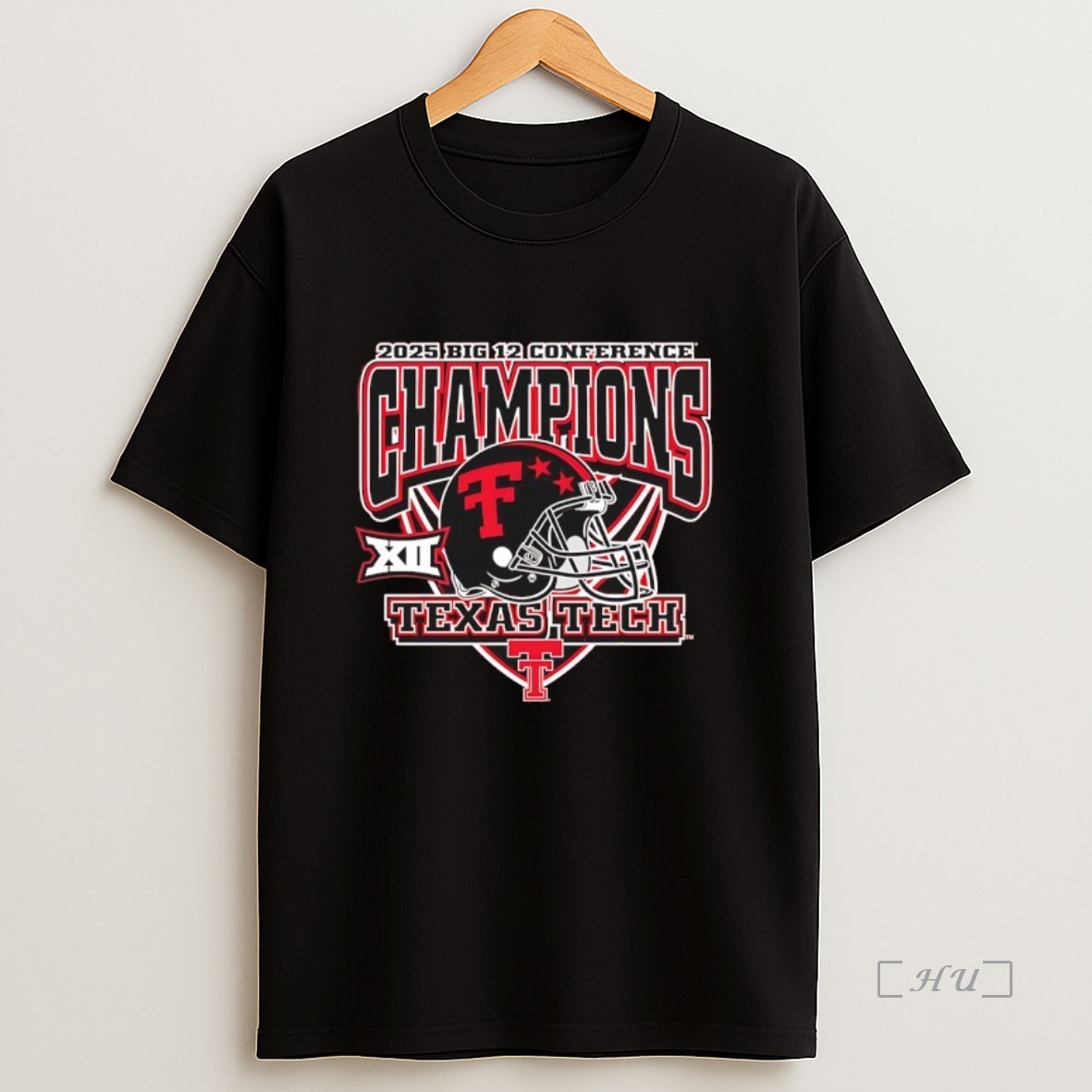 Officials Texas Tech Red Raiders Football 2025 Big 12 Conference Champions Helmet Premium Shirt Sweatshirt Tee