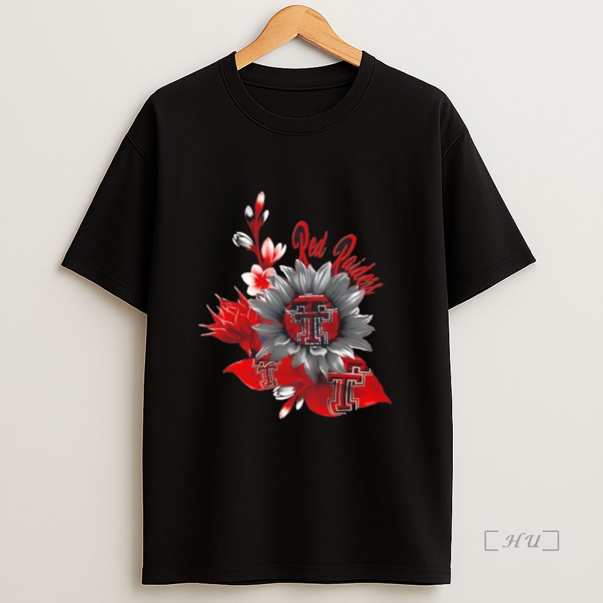 Officials Texas Tech Red Raiders Football X Sunflower Floral Premium Shirt Sweatshirt Tee