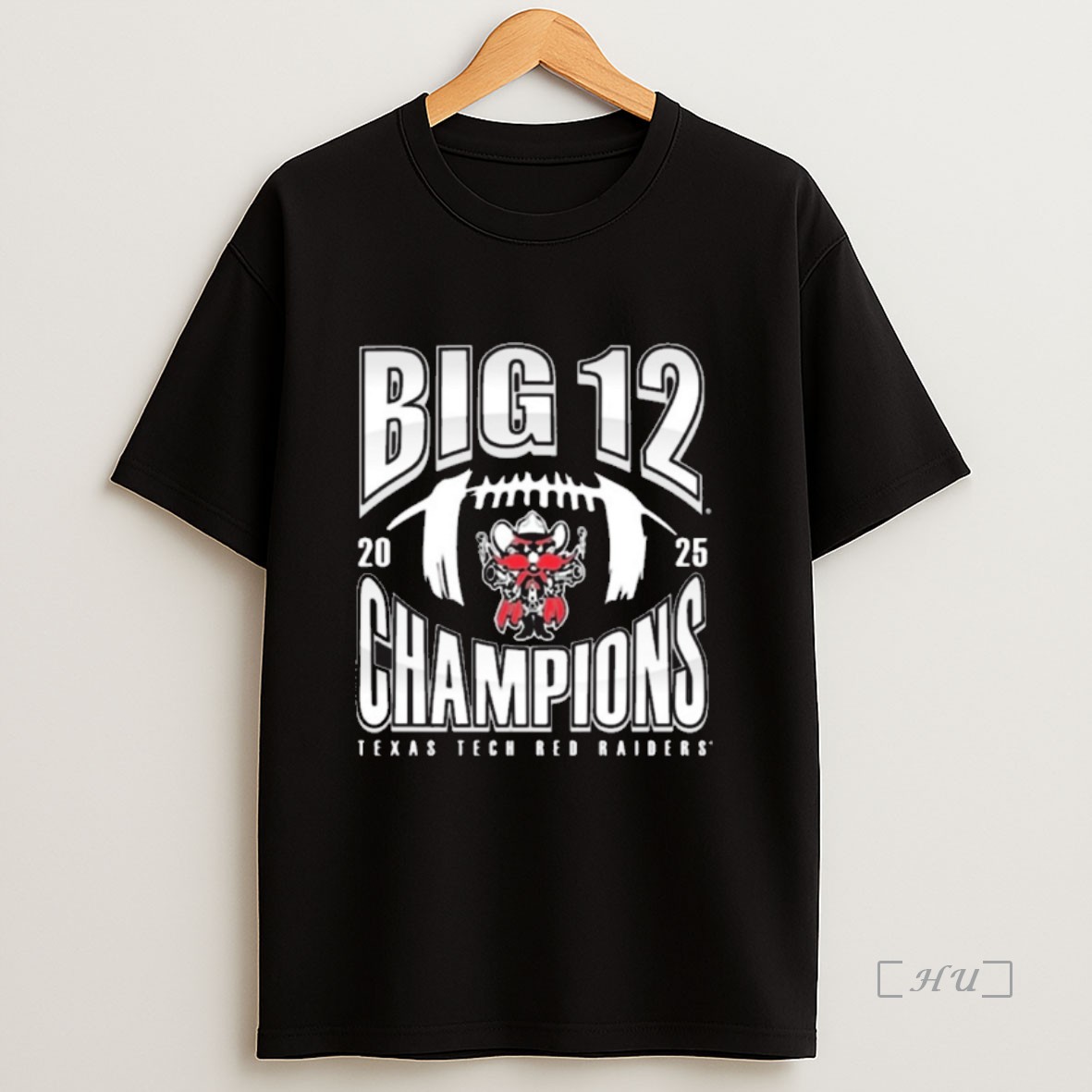 Officials Texas Tech Red Raiders Ncaa 2025 Big 12 Football Champions Number One Football Premium Shirt Sweatshirt Tee