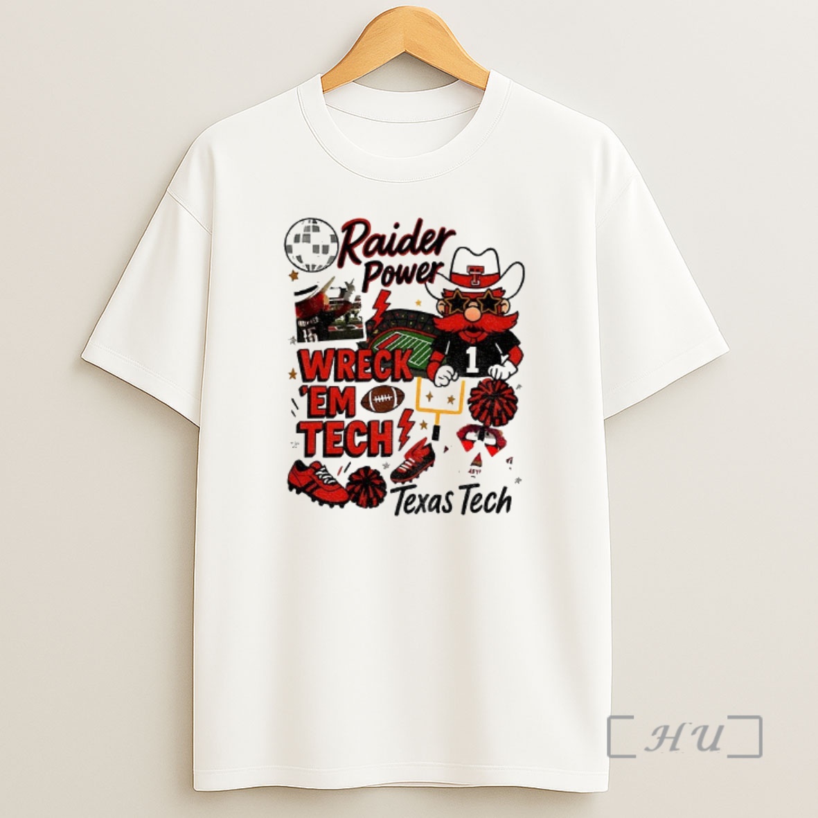 Officials Texas Tech Red Raiders Texas Tech Wreck Em Game Day 2025 Raider Power Shirt Sweatshirt Tee