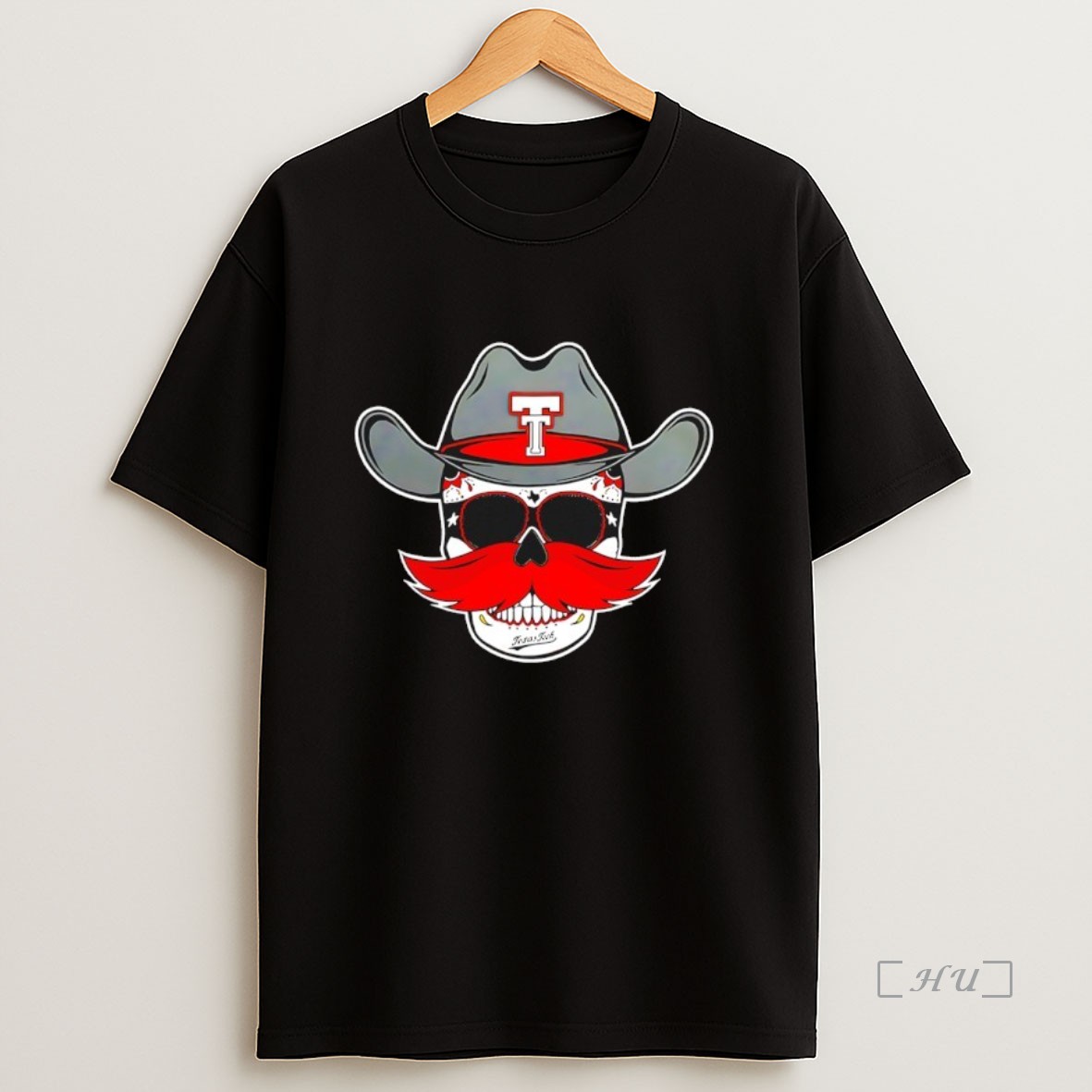 Officials Texas Tech Red Raiders Western Skully Premium Shirt Sweatshirt Tee