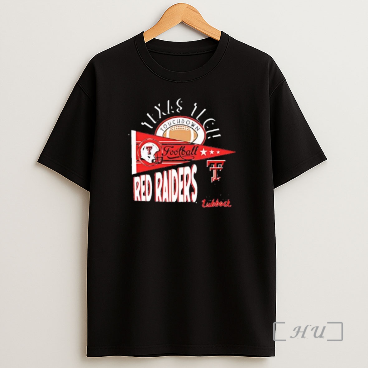 Officials Texas Tech Red Raiders Football Flag Logo Shirt Sweatshirt Tee