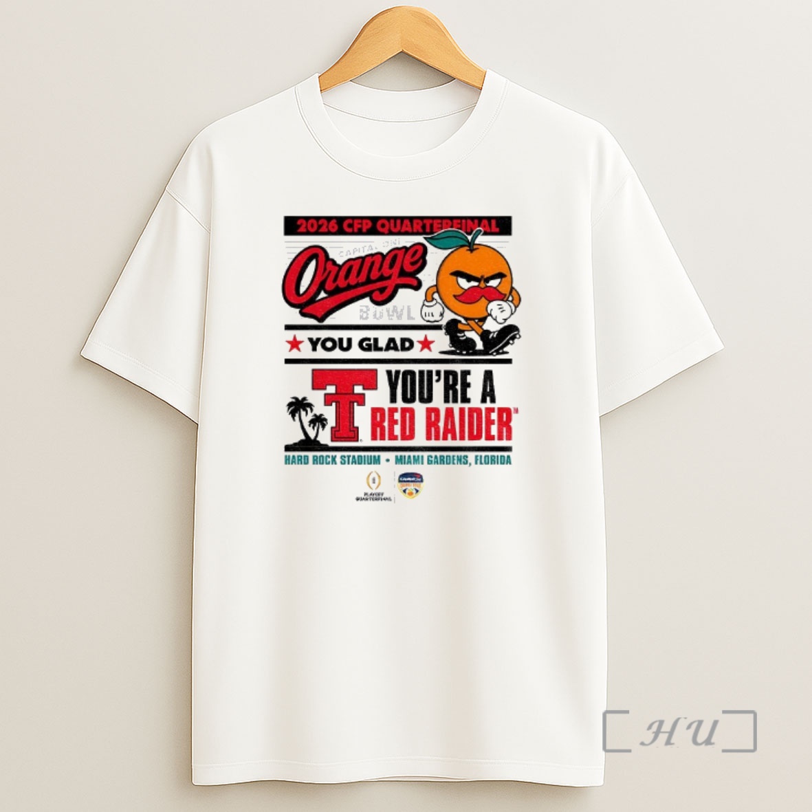 Officials Texas Tech Red Raiders Football You Glad Youre A Red Raider 2026 Cfp Quarterfinal Premium Shirt Sweatshirt Tee
