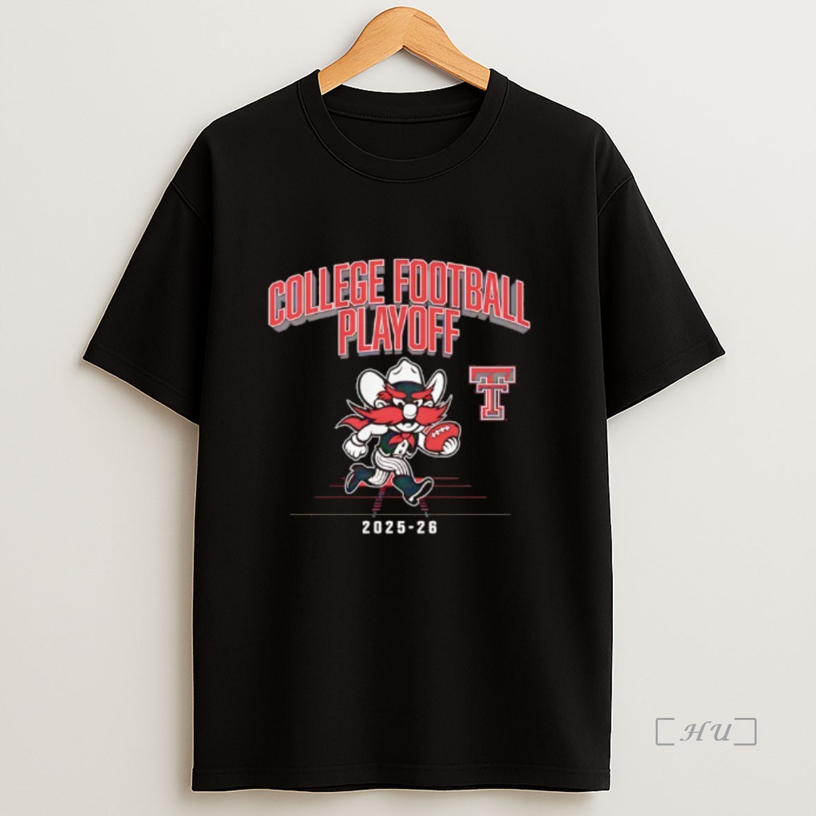 Officials Texas Tech Red Raiders Mascot Cfp College Football Playoff 2026 Premium Shirt Sweatshirt Tee