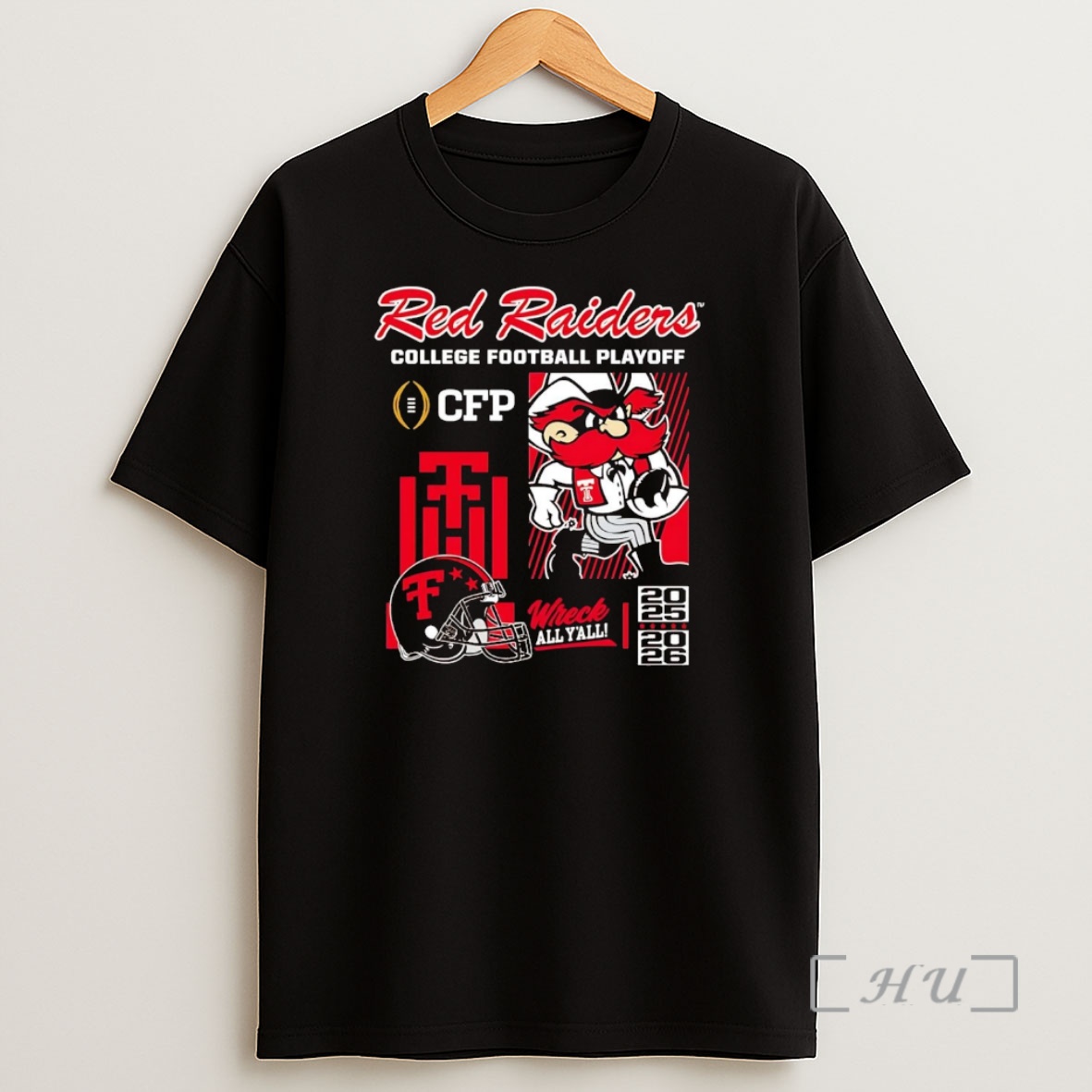 Officials Texas Tech Red Raiders Wreck All Yall 2025 College Football Playoff Shirt Sweatshirt Tee