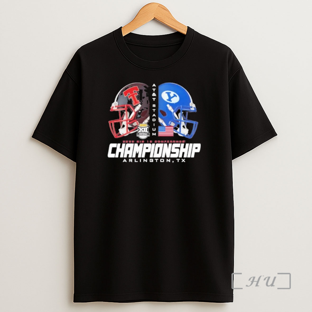 Officials Texas Tech Vs Byu 2025 Big 12 Championship Helmet Premium Shirt Sweatshirt Tee