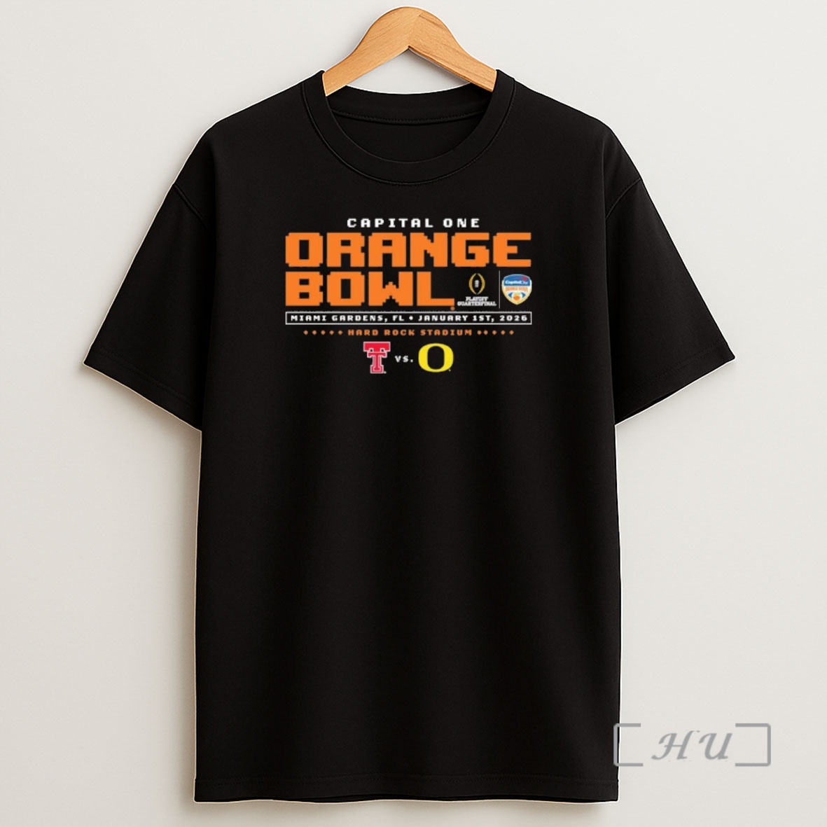 Officials Texas Tech Vs Oregon 2025 Orange Bowl Shirt Sweatshirt Tee