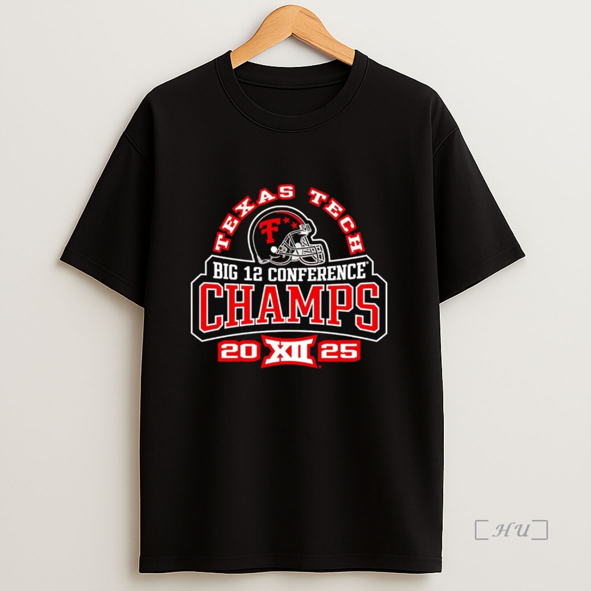 Officials Texas Tech Football 2025 Big 12 Conference Champs Helmet Premium Shirt Sweatshirt Tee