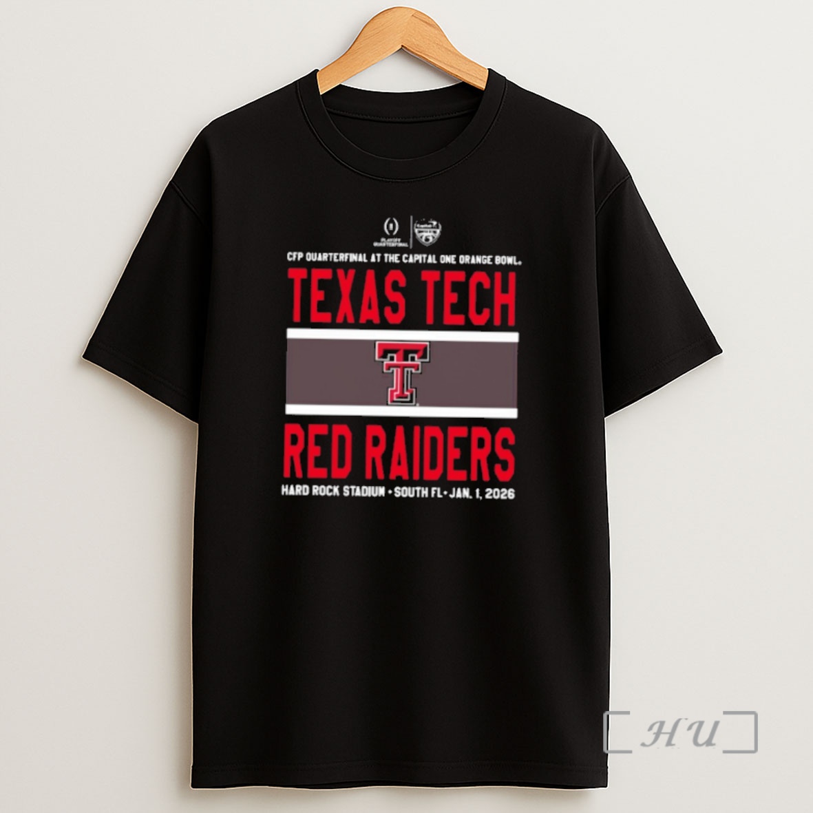 Officials Texas Tech Football 2026 Cfp Quarterfinal Capital One Orange Bowl Premium Shirt Sweatshirt Tee