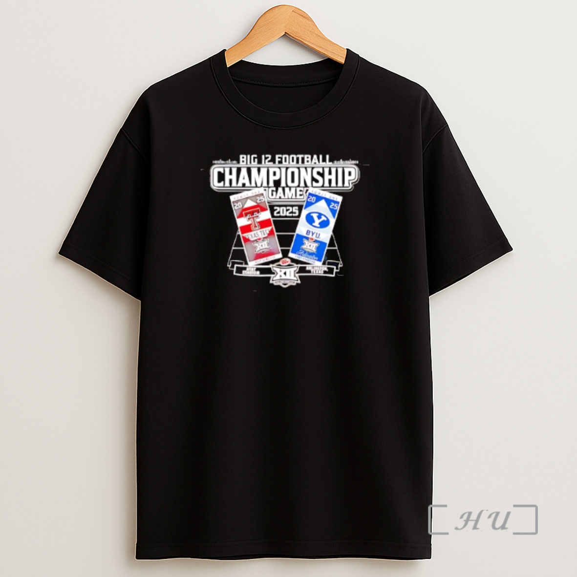 Officials Texas Tech Vs Byu Big 12 2025 Football Championship Ticket Premium Shirt Sweatshirt Tee