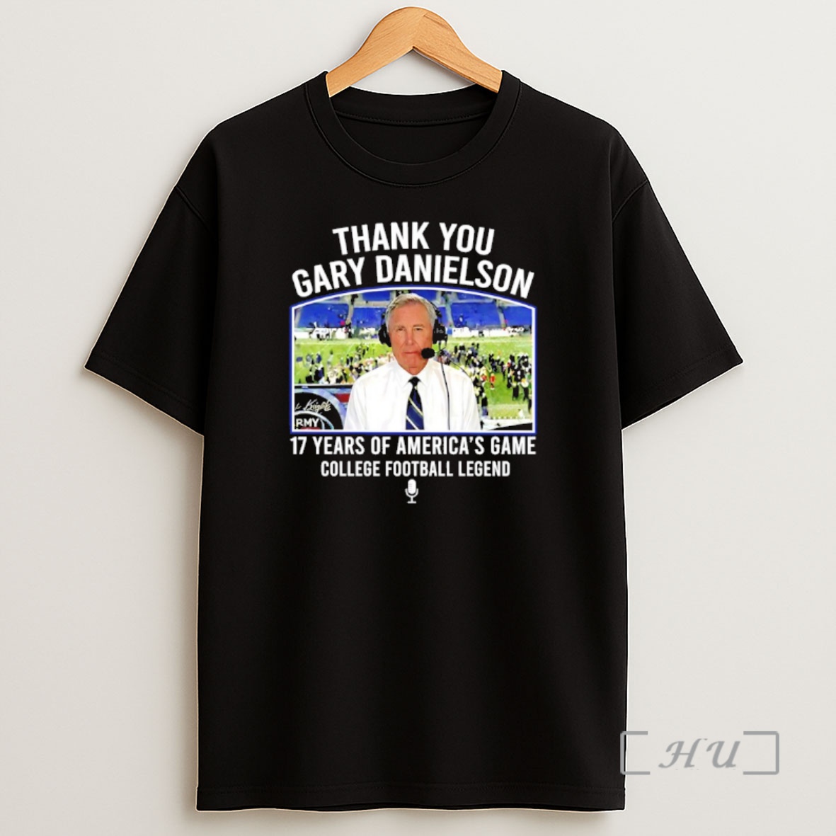 Officials Thank You Gary Danielson 17 Years Of Americas Game College Football Legend Shirt Sweatshirt Tee