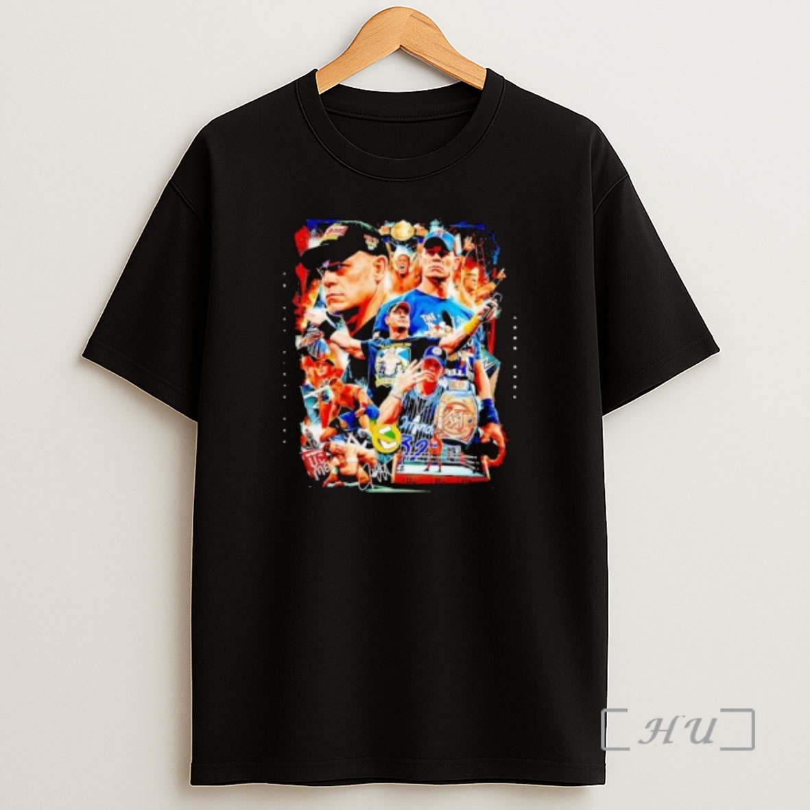 Officials Thank You John Cena 17x World Champion Circle Black Shirt Sweatshirt Tee