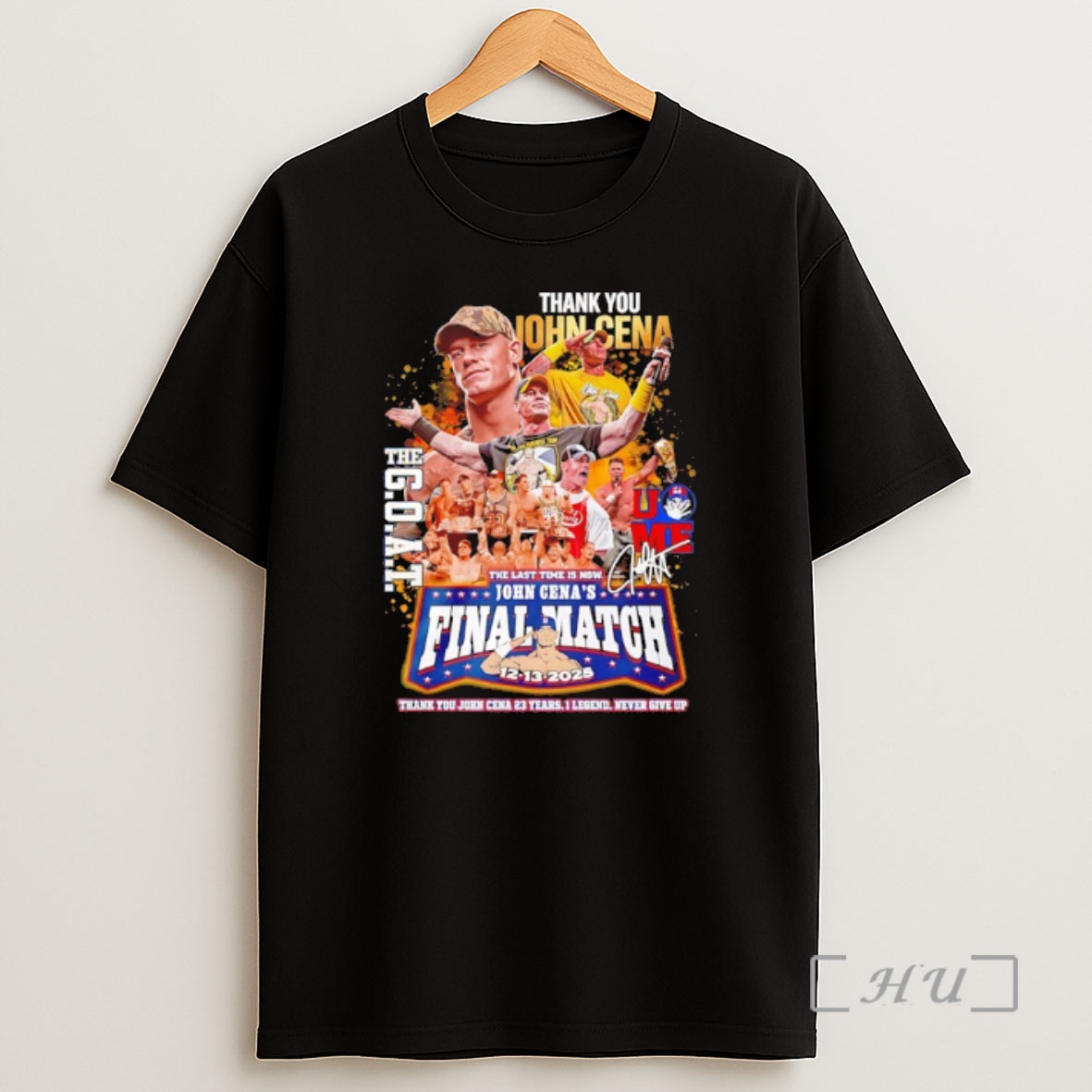 Officials Thank You John Cena The Goat The Last Time Is Now Final Match 2025 Shirt Sweatshirt Tee