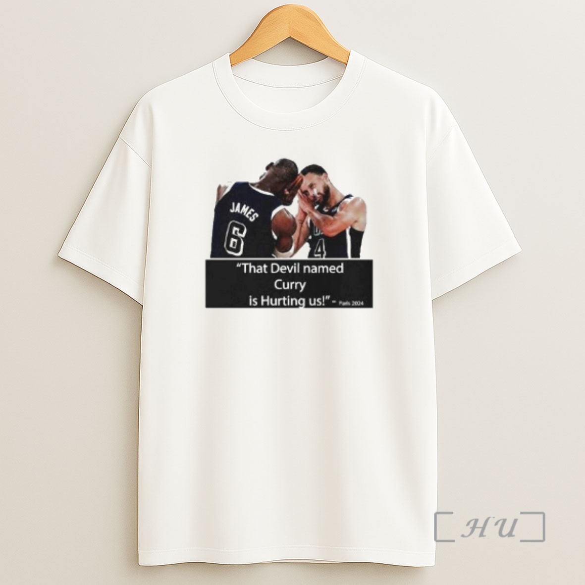 Officials That Devil Named Curry Is Hurting Us Paris 2024 Circle White Premium Shirt Sweatshirt Tee