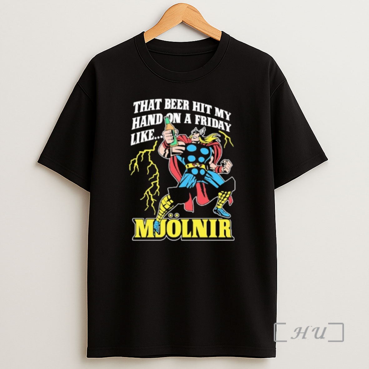 Officials That Beer Hit My Hand On A Friday Like Mjolnir Shirt Sweatshirt Tee