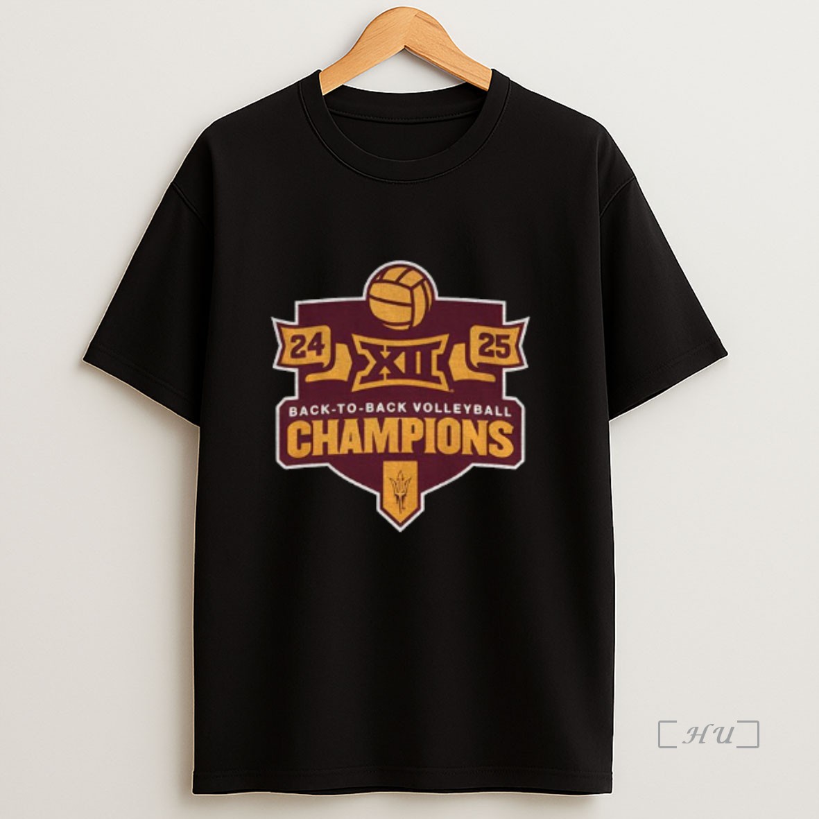 Officials The Arizona State Sun Asu Big 12 Volleyball Champions Back To Back Premium Shirt Sweatshirt Tee