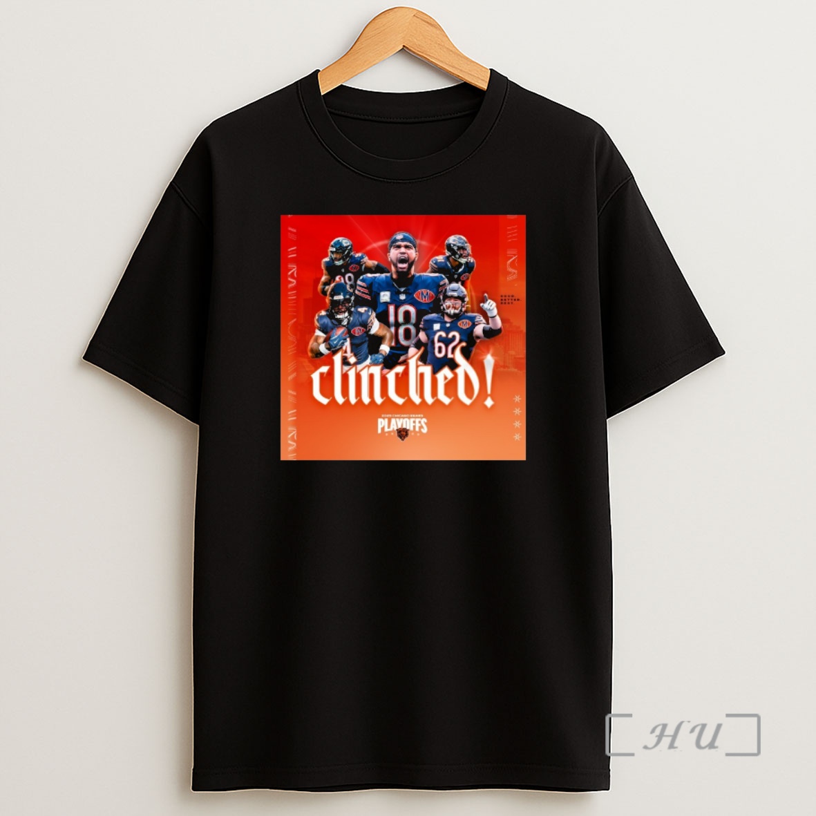 Officials The Chicago Bears Have Clinched Spot In 2025 Nfl Playoffs Were In Shirt Sweatshirt Tee