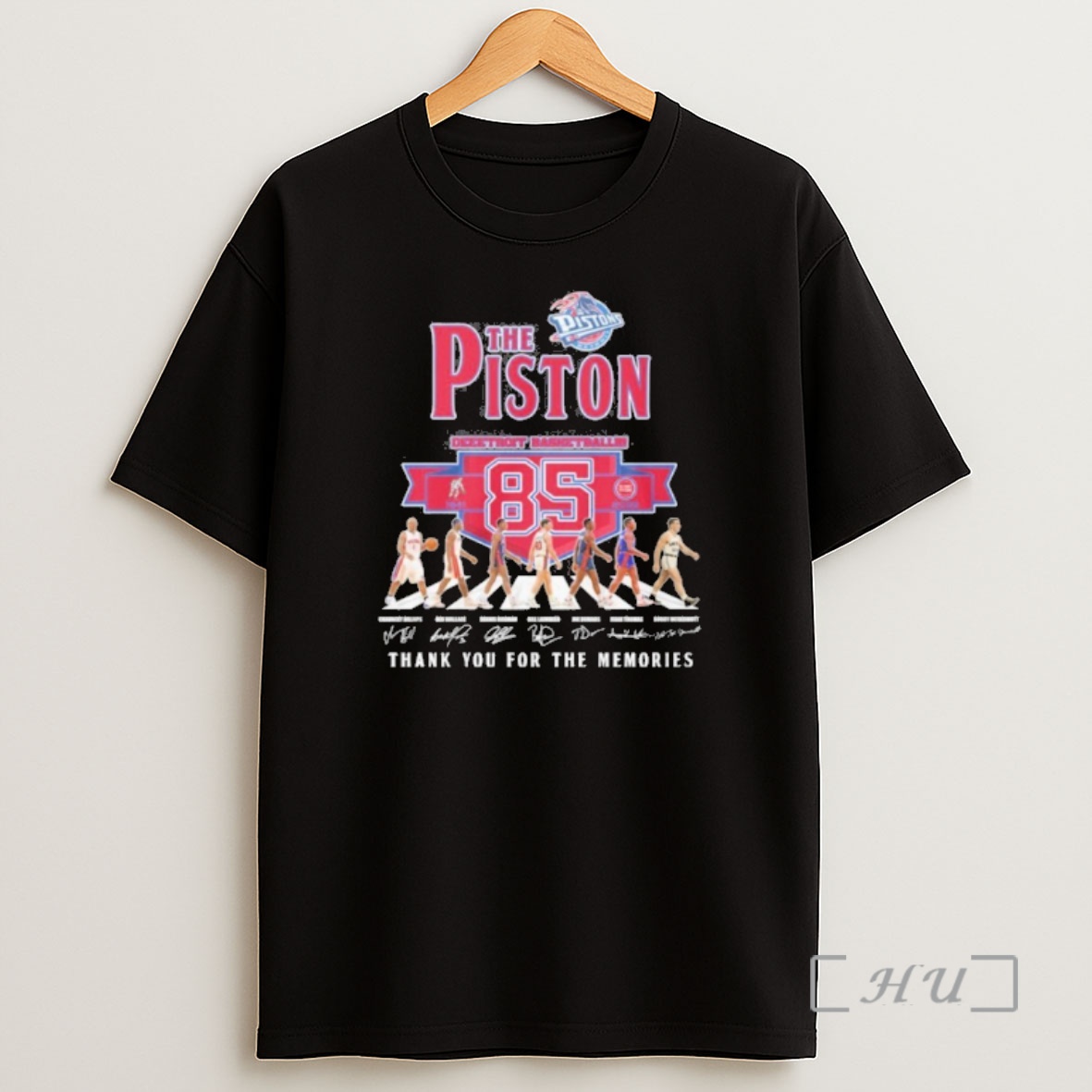 Officials The Detroit Pistons Abbey Road 85th Anniversary Shirt Sweatshirt Tee