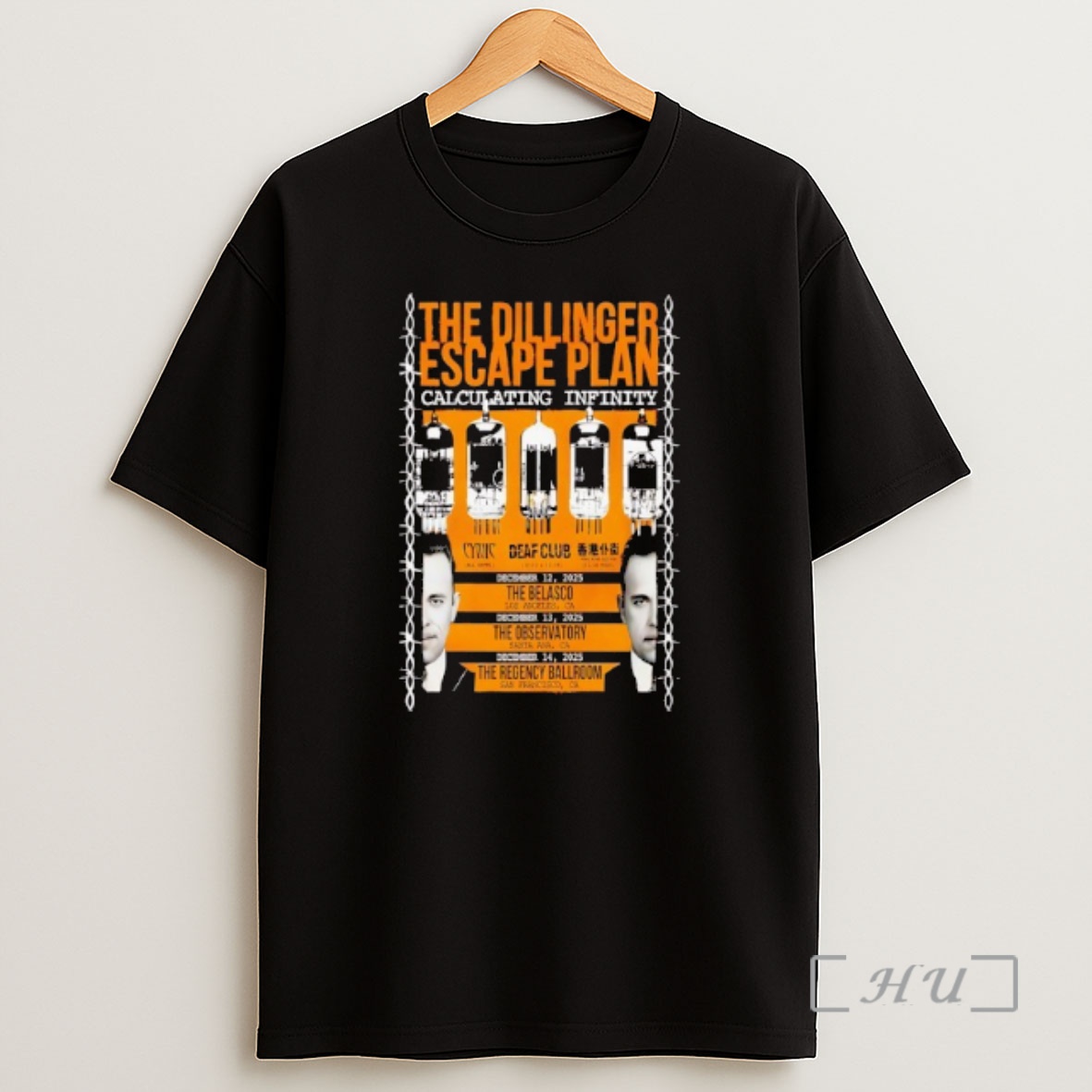 Officials The Dillinger Escape Plan California 2025 Tour Shirt Sweatshirt Tee